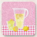Search for pink lemonade coasters Lemons