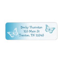 Search for white butterflies return address labels Butterfly
