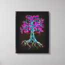 Search for purple tree canvas prints Turquoise