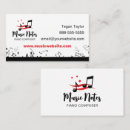 Search for singer business cards White