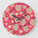 Search for sweet strawberry clocks Pattern