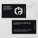Search for plumbing and electrical business cards Plumber