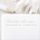 Search for wedding grey return address labels Calligraphy