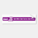 Search for sources bumper stickers Linux