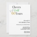Search for cheers to 60 years birthday invitations Modern