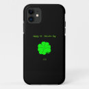 Search for happy st patrick day iphone cases Shamrock