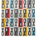 Search for retro cats shower curtains 1950s