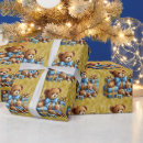 Search for teddy bear christmas wrapping paper Blue