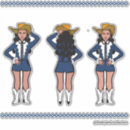 Search for blue jean stickers White