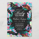 Search for purple gold baby shower invitations Watercolor flowers