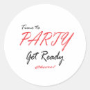 Search for on time stickers Party