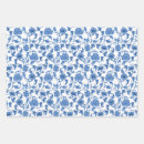 Search for blue willow wrapping paper Blue and white
