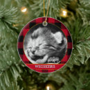Search for red and black buffalo plaid christmas tree decorations Cat