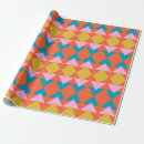Search for orange and blue wrapping paper Bright