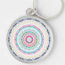 Search for mandalas key rings Colourful
