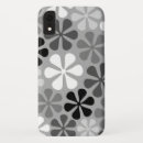 Search for black and white flower design iphone cases Retro