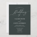 Search for simple calligraphy rustic greenery wedding invitations Minimal
