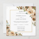 Search for cream white roses wedding invitations Greenery