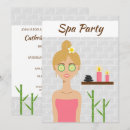 Search for spa bridal shower invitations Salon