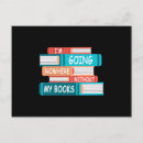 Search for book worm postcards Librarian