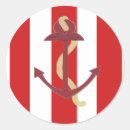 Search for red anchor stickers Nautical