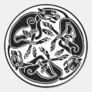 Search for celtic design stickers Mediaeval