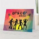 Search for disco dance cards Celebration