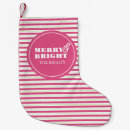 Search for unique christmas stockings Pink