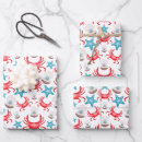 Search for coastal wrapping paper Blue