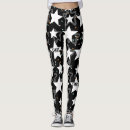 Search for black and white stars pattern leggings Yoga