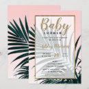 Search for gold palm tree invitations Modern