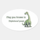 Search for humourous oval stickers Humor