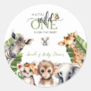 Search for baby jungle animal stickers Monkey