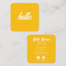 Search for hello business cards Girly