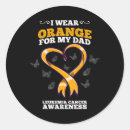 Search for blood cancer stickers Orange
