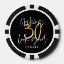 Search for black and gold poker chips Modern