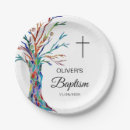 Search for baptism paper plates Christening