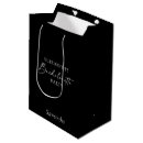 Search for bachelorette gift bags Black and white