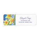 Search for yellow daffodil return address labels Daffodils