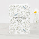 Search for pretty blue birthday cards Birds