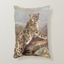 Search for snow leopards cushions Wild animals