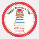 Search for teacher appreciation stickers Owl