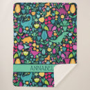 Search for girls dinosaur blankets Colourful