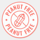 Search for allergy awareness stickers Peanut free