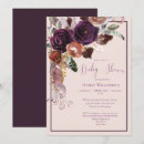 Search for plum baby shower invitations Flowers