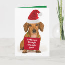Search for weiner dog christmas cards Funny