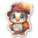 Search for cartoon turkey stickers Kawaii