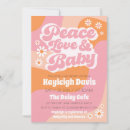 Search for peace love baby invitations Boho