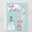 Search for hello christmas cards Snowman