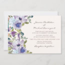 Search for blue and lavender wedding invitations Botanical